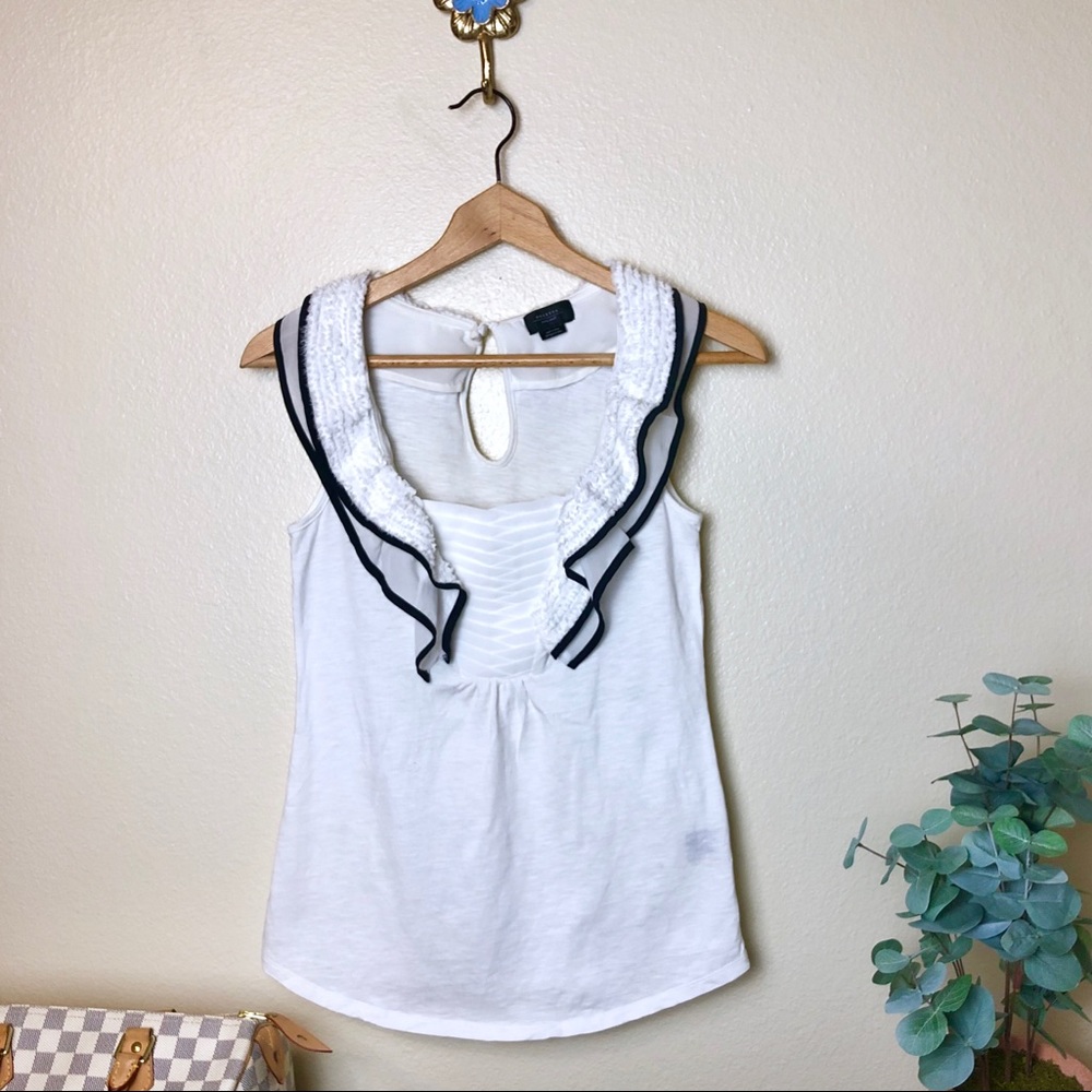 ⭕️Sold⭕️Anthropologie Deletta Heliconius Top XS